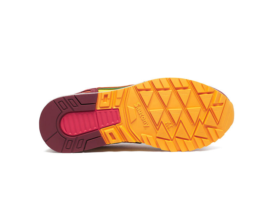 SAUCONY SHADOW 5000 BURDEOS NARANJA