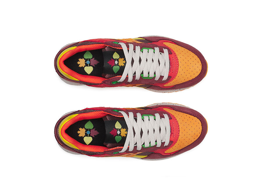 SAUCONY SHADOW 5000 BURDEOS NARANJA