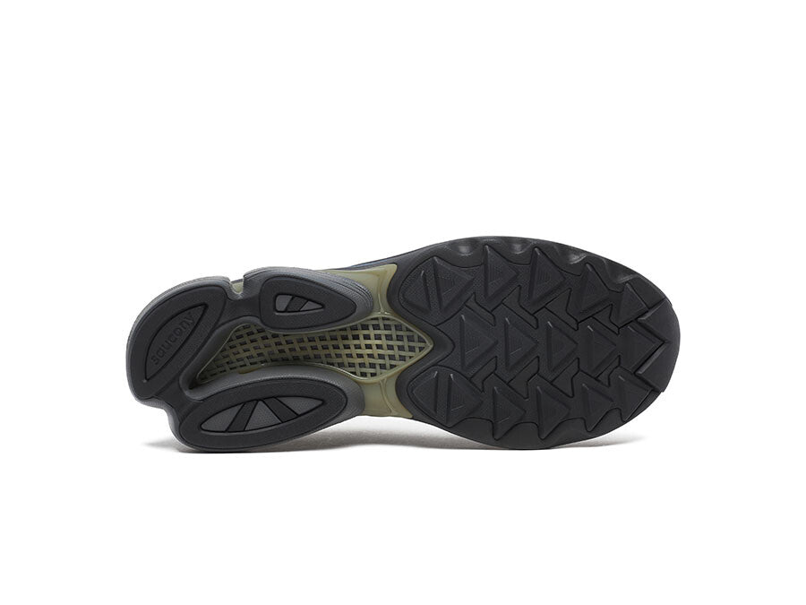 SAUCONY GRID NXT MARRON PLATA