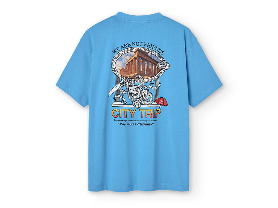 CAMISETA WANF ADULT ENTERTEIMENT BLUE