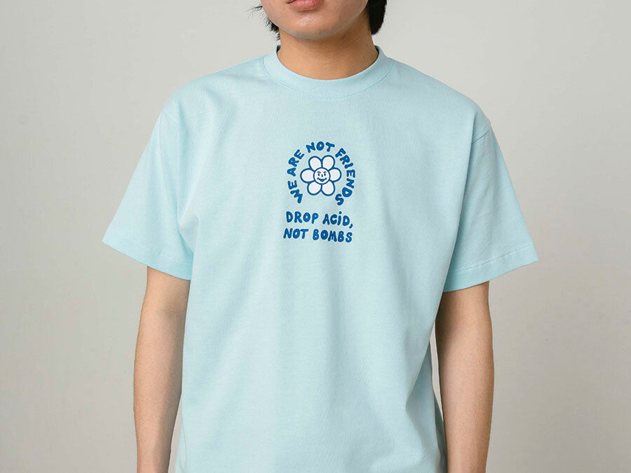 CAMISETA WANF DROP ACID NOT BOMBS BLUE
