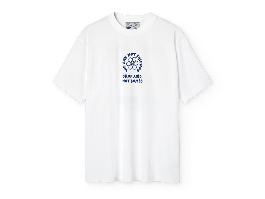 CAMISETA WANF DROP ACID NOT BOMBS WHITE