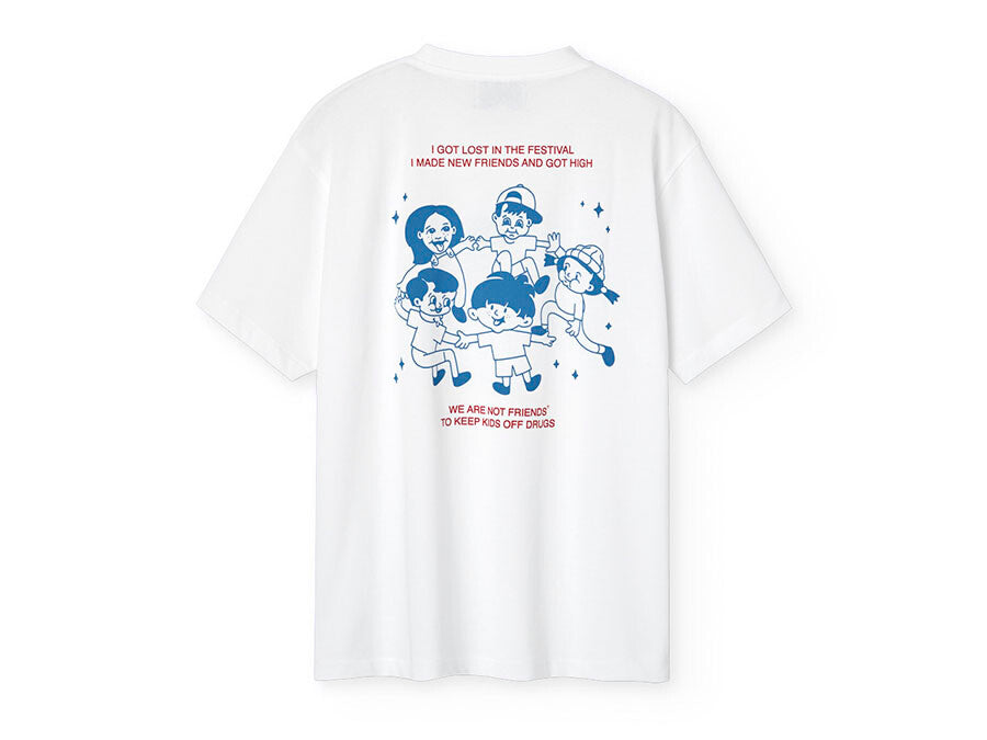 CAMISETA WANF KIDS OFF DRUGS WHITE