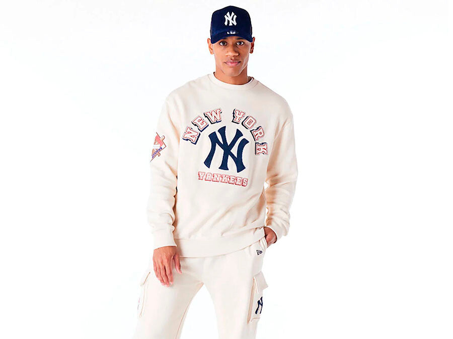 SUDADERA NEW ERA NEW YORK YANKEES WHITE