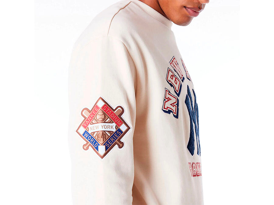 SUDADERA NEW ERA NEW YORK YANKEES WHITE