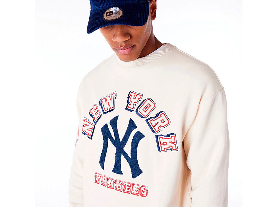 SUDADERA NEW ERA NEW YORK YANKEES WHITE