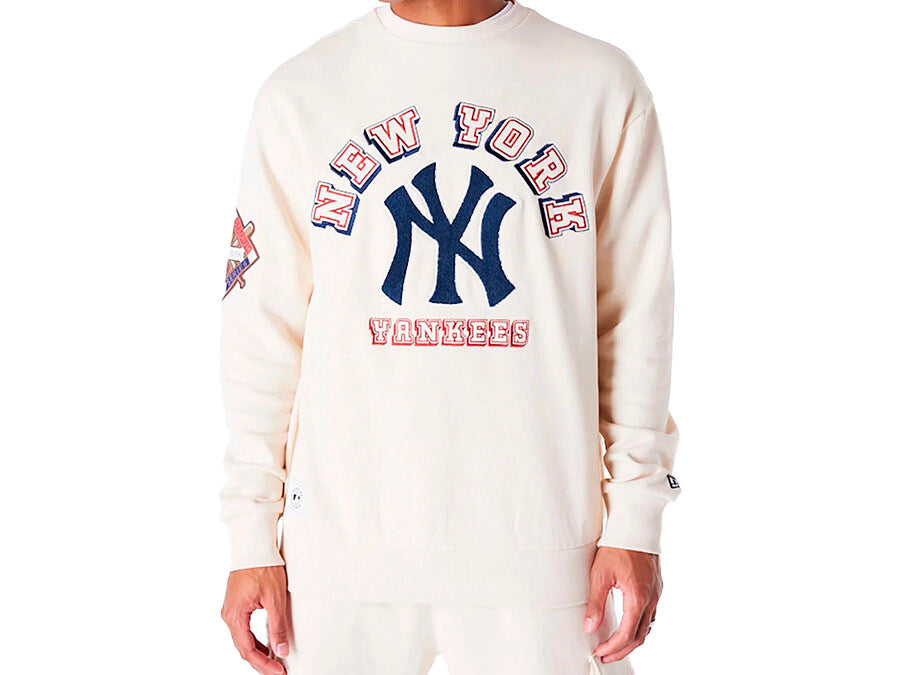 SUDADERA NEW ERA NEW YORK YANKEES WHITE
