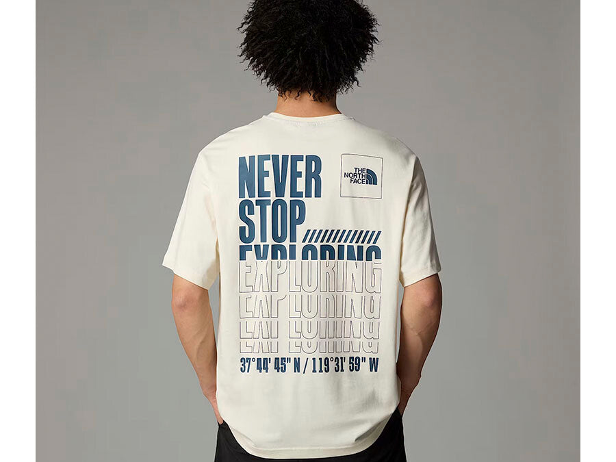 CAMISETA TNF COORDINATES TEE WHITE DUNE