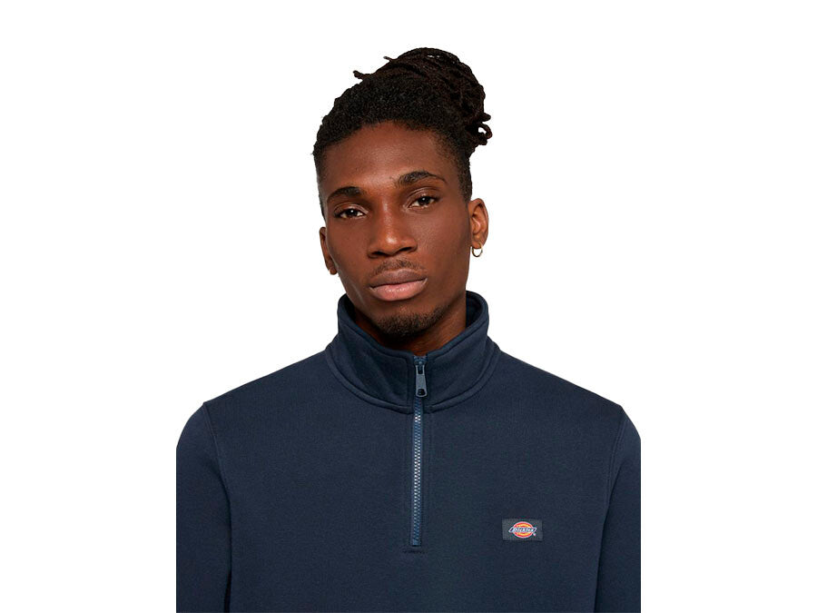 SUDADERA DICKIES OAKPORT QUARTER ZIP NAVY
