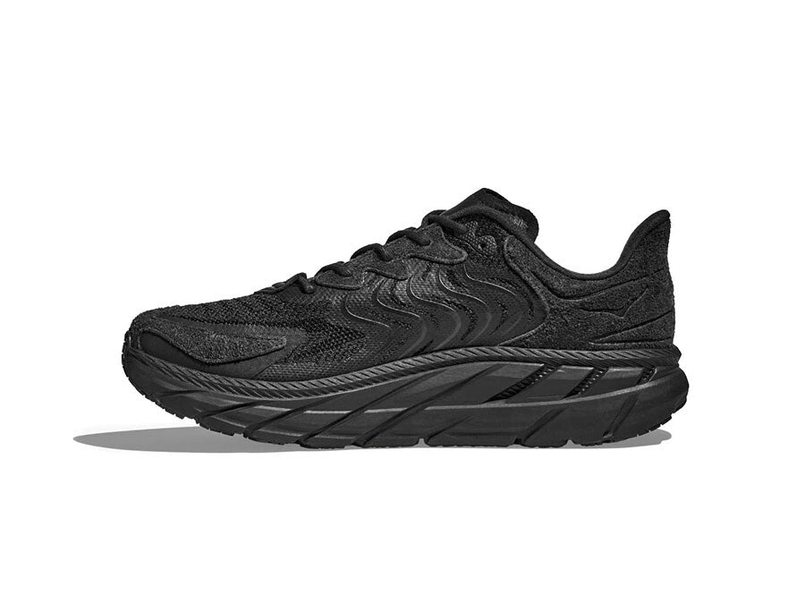 HOKA U CLIFTON LS BLACK ASPHALT