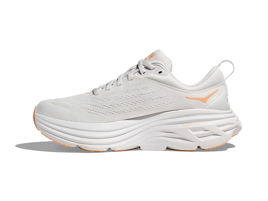 HOKA W BONDI 8 WHITE