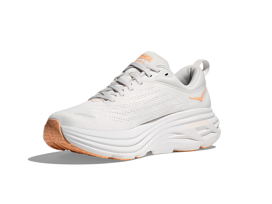 HOKA W BONDI 8 WHITE