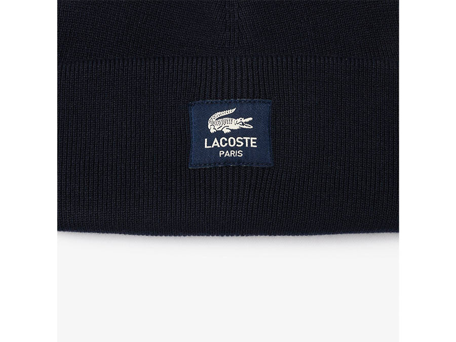 BEANI LACOSTE KNITTED BLACK
