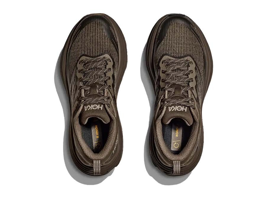 HOKA U BONDI 8 TS CAGED UMBER DEEP UMBER
