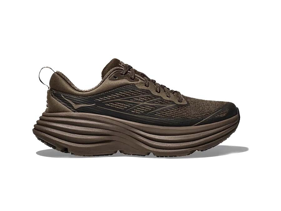 HOKA U BONDI 8 TS CAGED UMBER DEEP UMBER