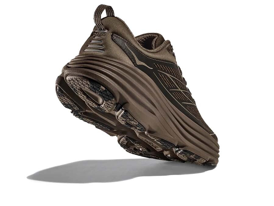 HOKA U BONDI 8 TS CAGED UMBER DEEP UMBER