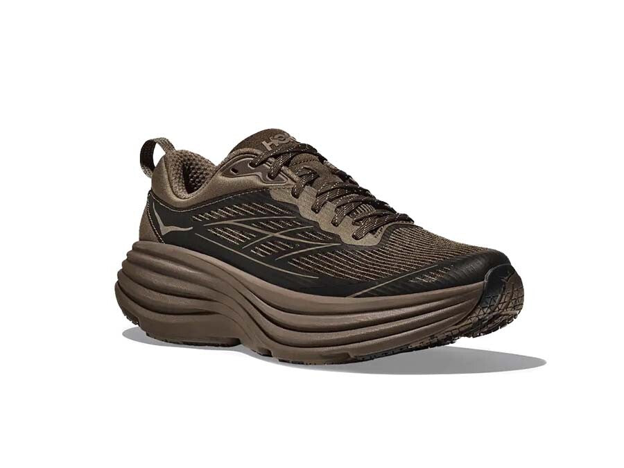 HOKA U BONDI 8 TS CAGED UMBER DEEP UMBER