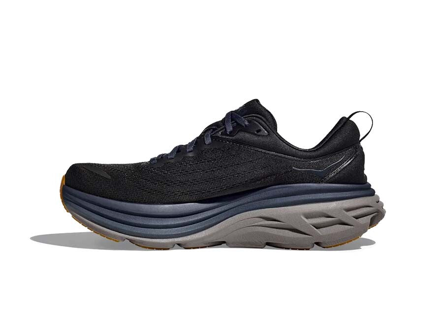HOKA BONDI 8 BLACK IRON ORE