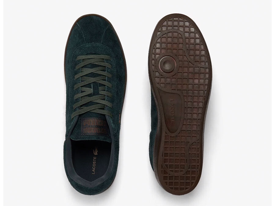 LACOSTE BASESHOT DARK GREEN GUM SOLE