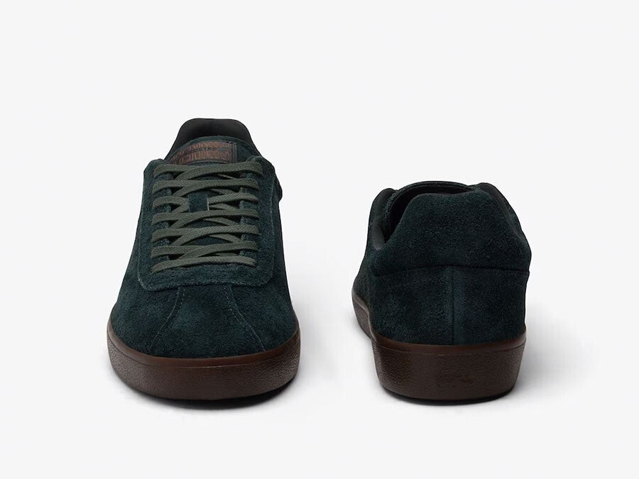 LACOSTE BASESHOT DARK GREEN GUM SOLE