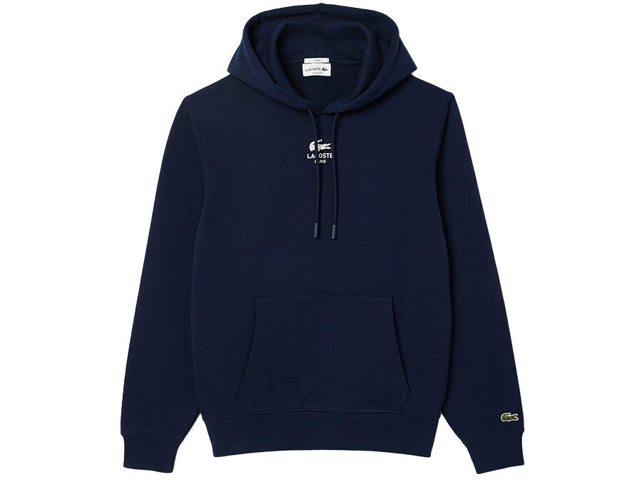 SUDADERA LACOSTE HOODIE AZUL MARINO