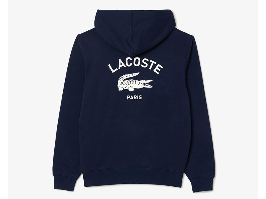 SUDADERA LACOSTE HOODIE AZUL MARINO