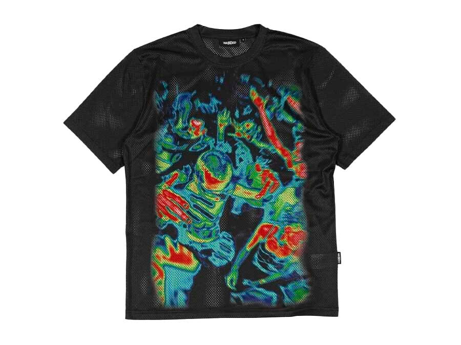 CAMISETA WASTED FUSION MESH T-SHIRT BLACK