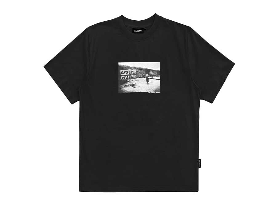 CAMISETA WASTED HAPPY WHEN IT RAINS T-SHIRT BLACK
