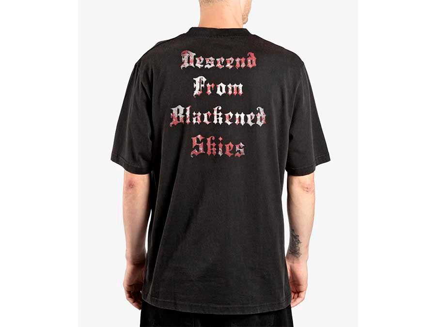 CAMISETA WASTED SCYTHE T-SHIRT FADED BLACK