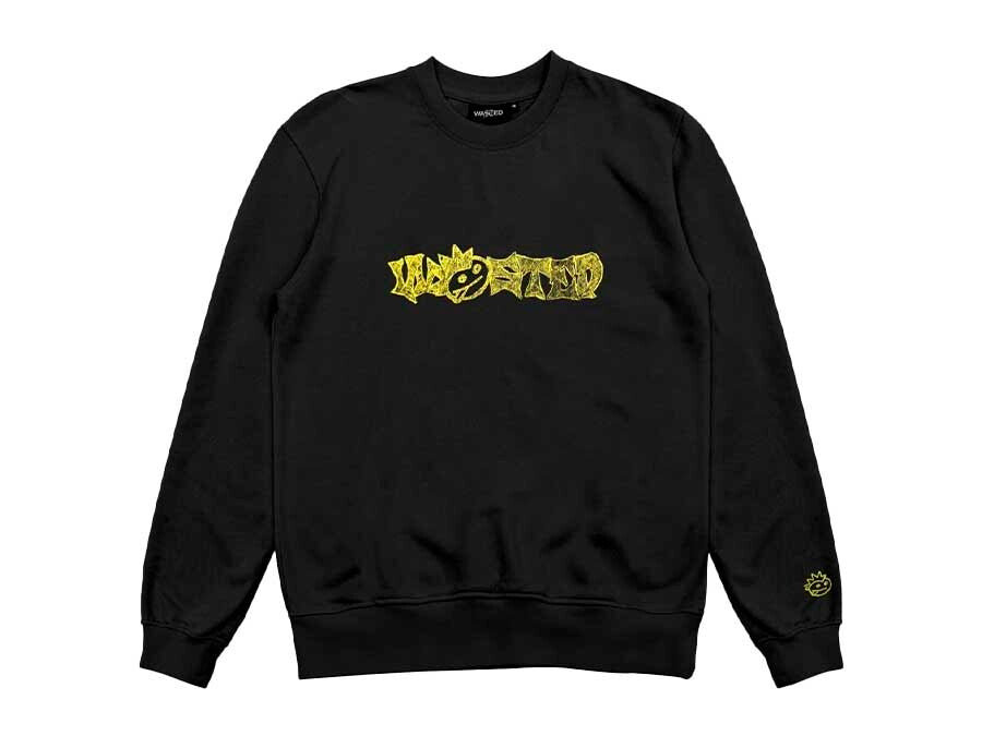 SUDADERA WASTED BLACK ACID CREWNECK