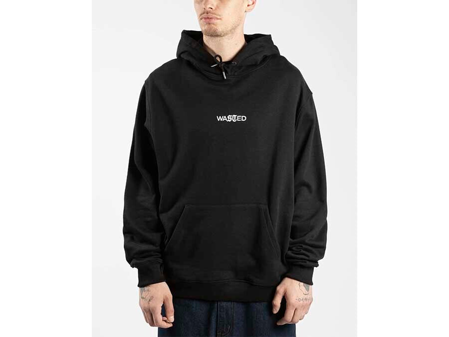 SUDADERA WASTED SPIRIT HOODIE BLACK