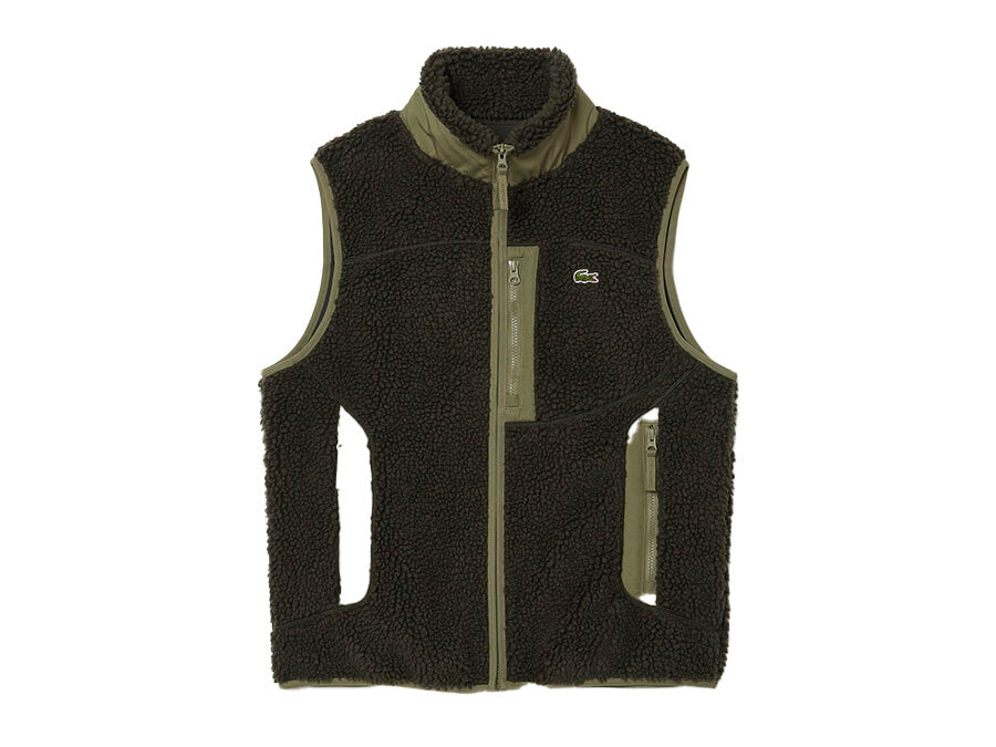CHALECO LACOSTE BLOUSON VERDE