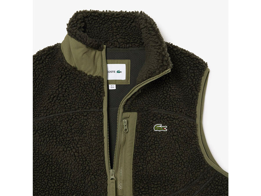 CHALECO LACOSTE BLOUSON VERDE