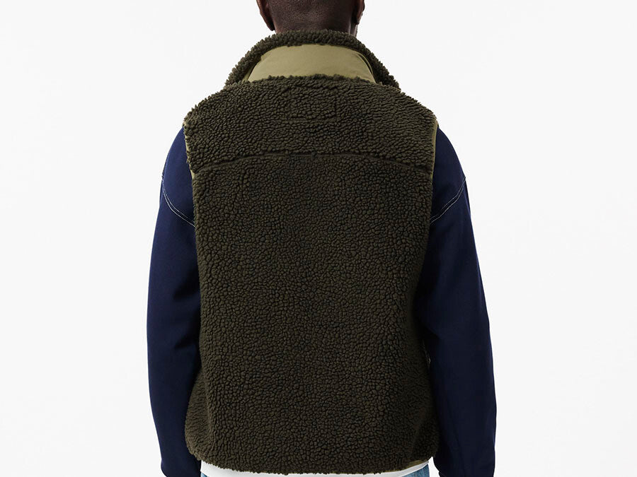 CHALECO LACOSTE BLOUSON VERDE