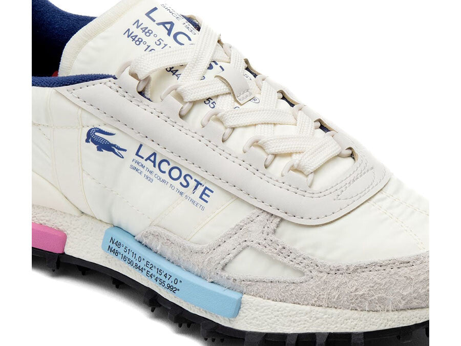 LACOSTE ELITE ACTIVE OFF WHITE PINK