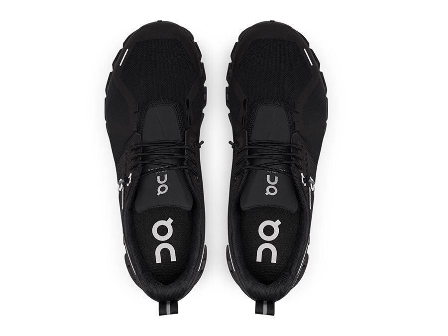 ON CLOUD 5 WATERPROOF WOMEN ALL BLACK