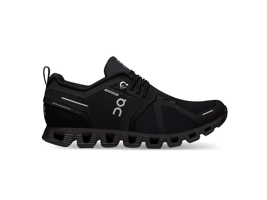 ON CLOUD 5 WATERPROOF WOMEN ALL BLACK