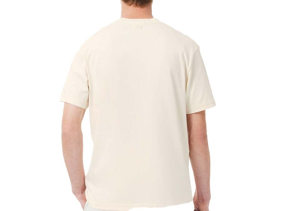 CAMISETA LACOSTE BLANCA LOGO