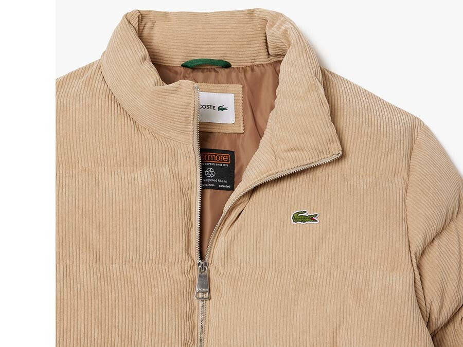 ABRIGO LACOSTE BLOUSON PANA MARRÓN