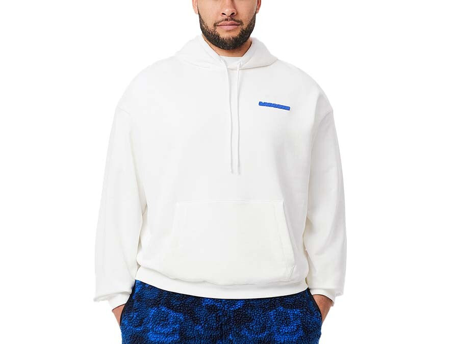 SUDADERA HOODIE LACOSTE BLANCA