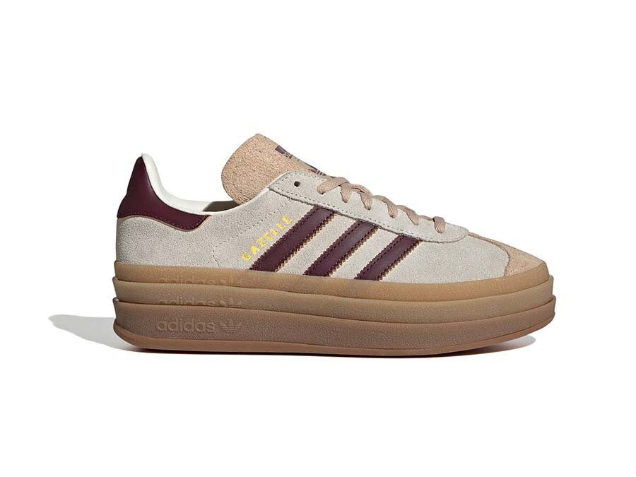 ADIDAS GAZELLE BOLD W CREMA BURDEOS