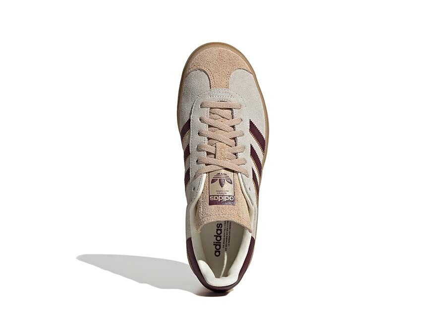 ADIDAS GAZELLE BOLD W CREMA BURDEOS