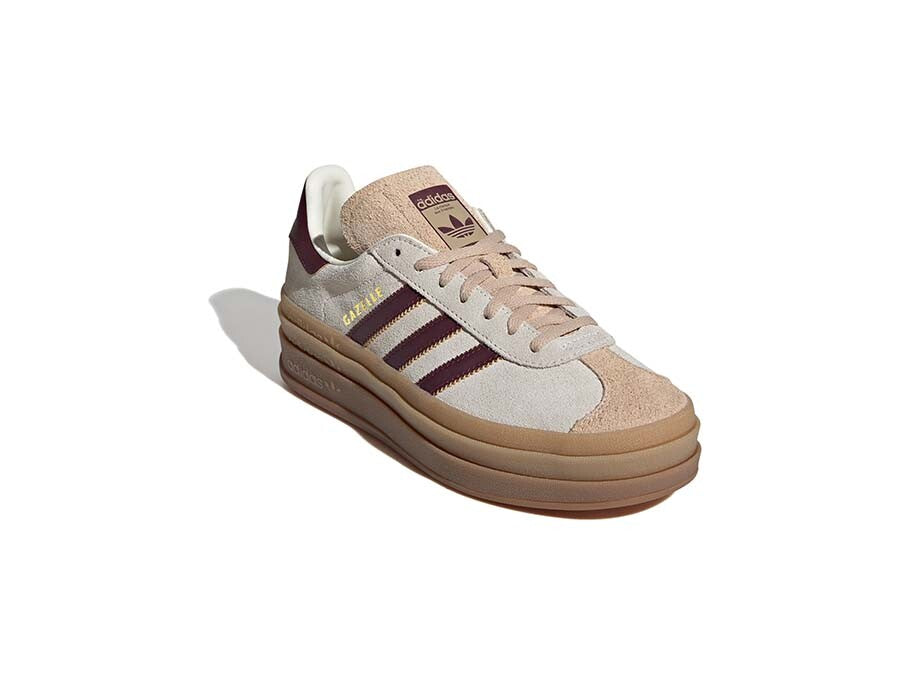 ADIDAS GAZELLE BOLD W CREMA BURDEOS