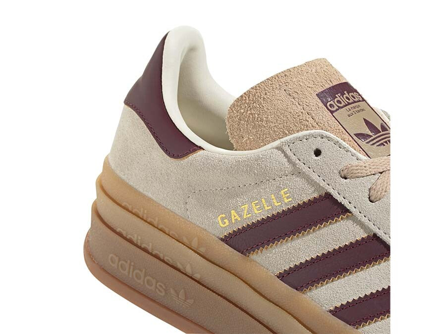 ADIDAS GAZELLE BOLD W CREMA BURDEOS