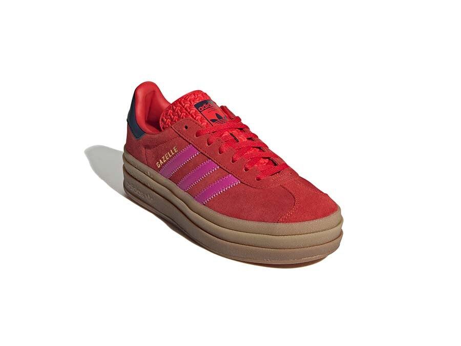 ADIDAS GAZELLE BOLD W ROJAS BANDAS ROSAS