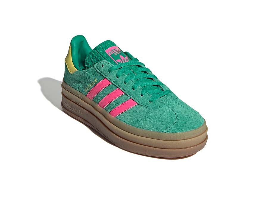 ADIDAS GAZELLE BOLD W VERDES BANDAS ROSAS