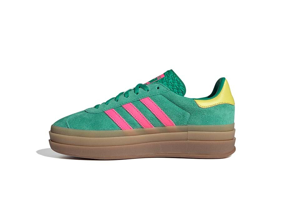 ADIDAS GAZELLE BOLD W VERDES BANDAS ROSAS