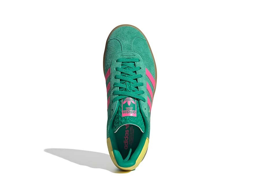 ADIDAS GAZELLE BOLD W VERDES BANDAS ROSAS
