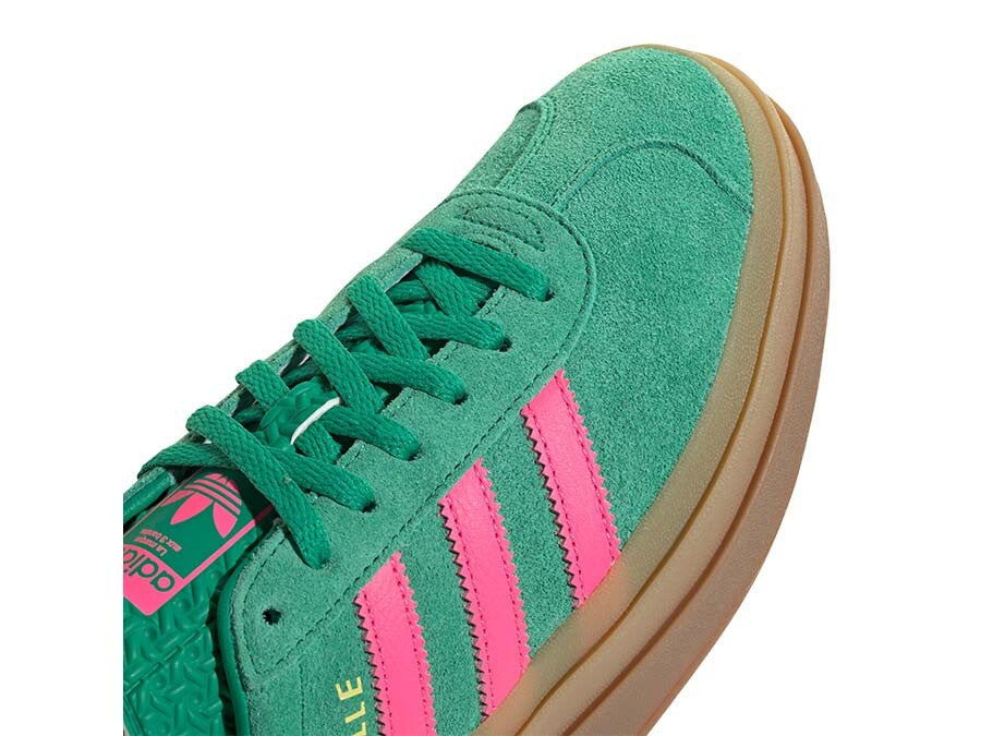 ADIDAS GAZELLE BOLD W VERDES BANDAS ROSAS