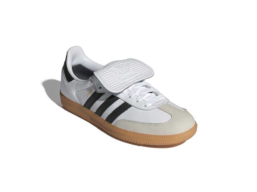 ADIDAS SAMBA LT W BLANCAS BANDAS NEGRAS